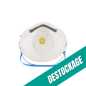 Lot de 3 masques respiratoires filtrant coque avec soupape contre les particules irritantes - 3M 8822 // Destockage 3M