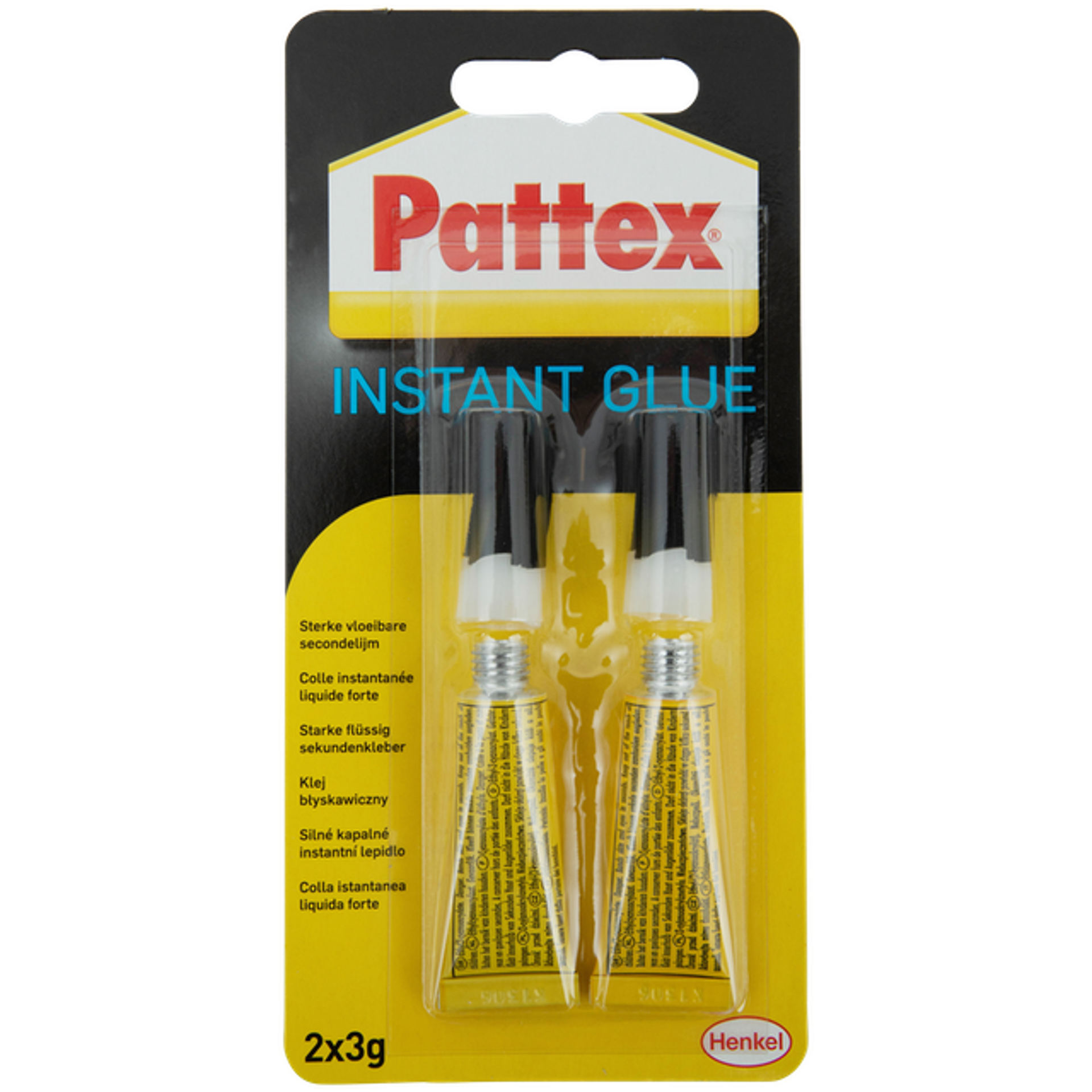 Colle instantanée liquide forte - 2 x 3g - Pattex