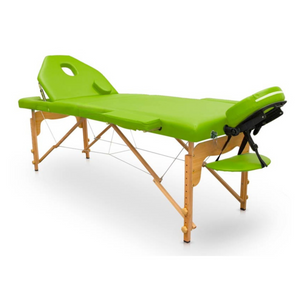 Table de massage pliante en bois 194 x 70 cm avec dossier inclinable - 7 coloris