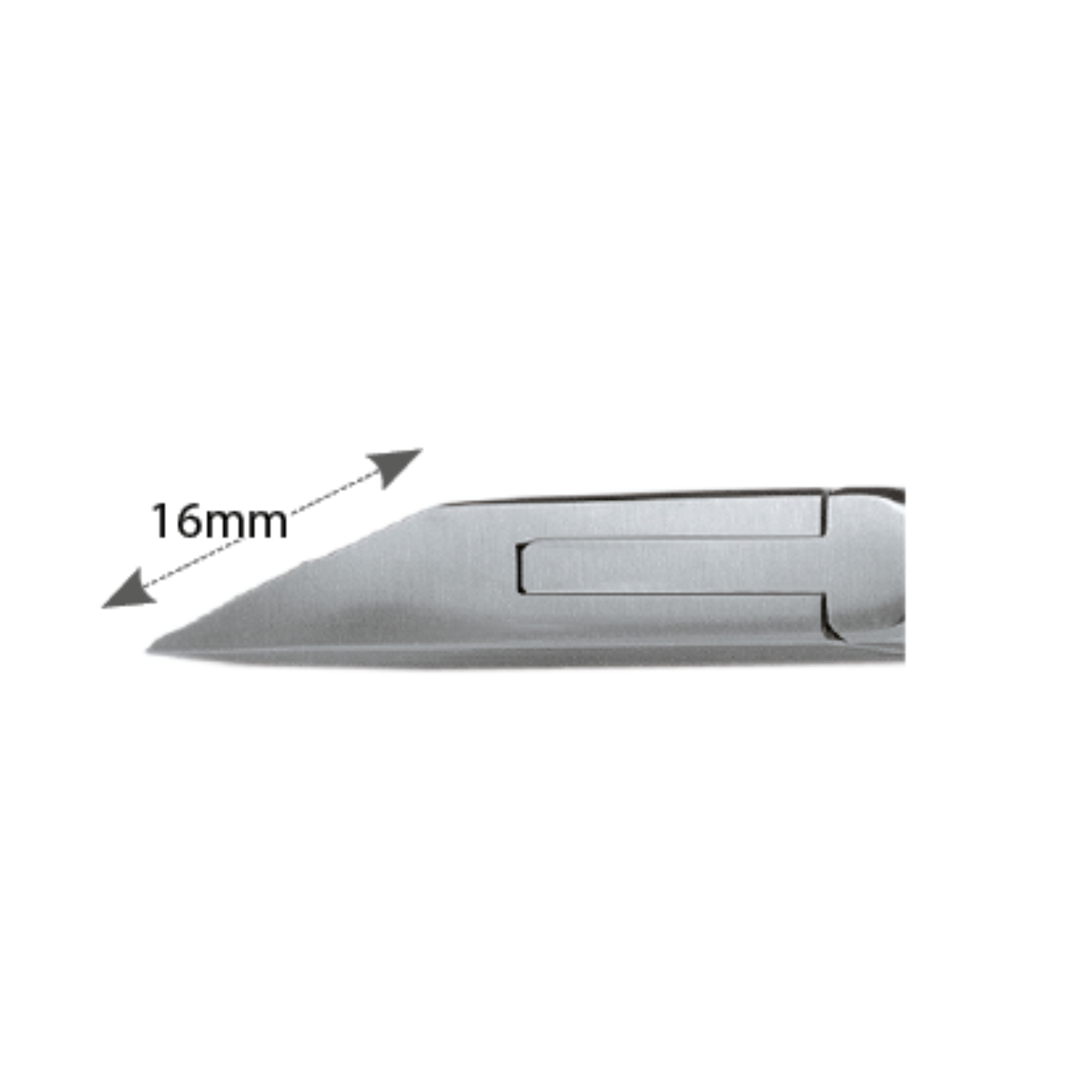 Pince à ongles - Coupe droite - Mors fins - 13 cm - Aesculap - HF479R