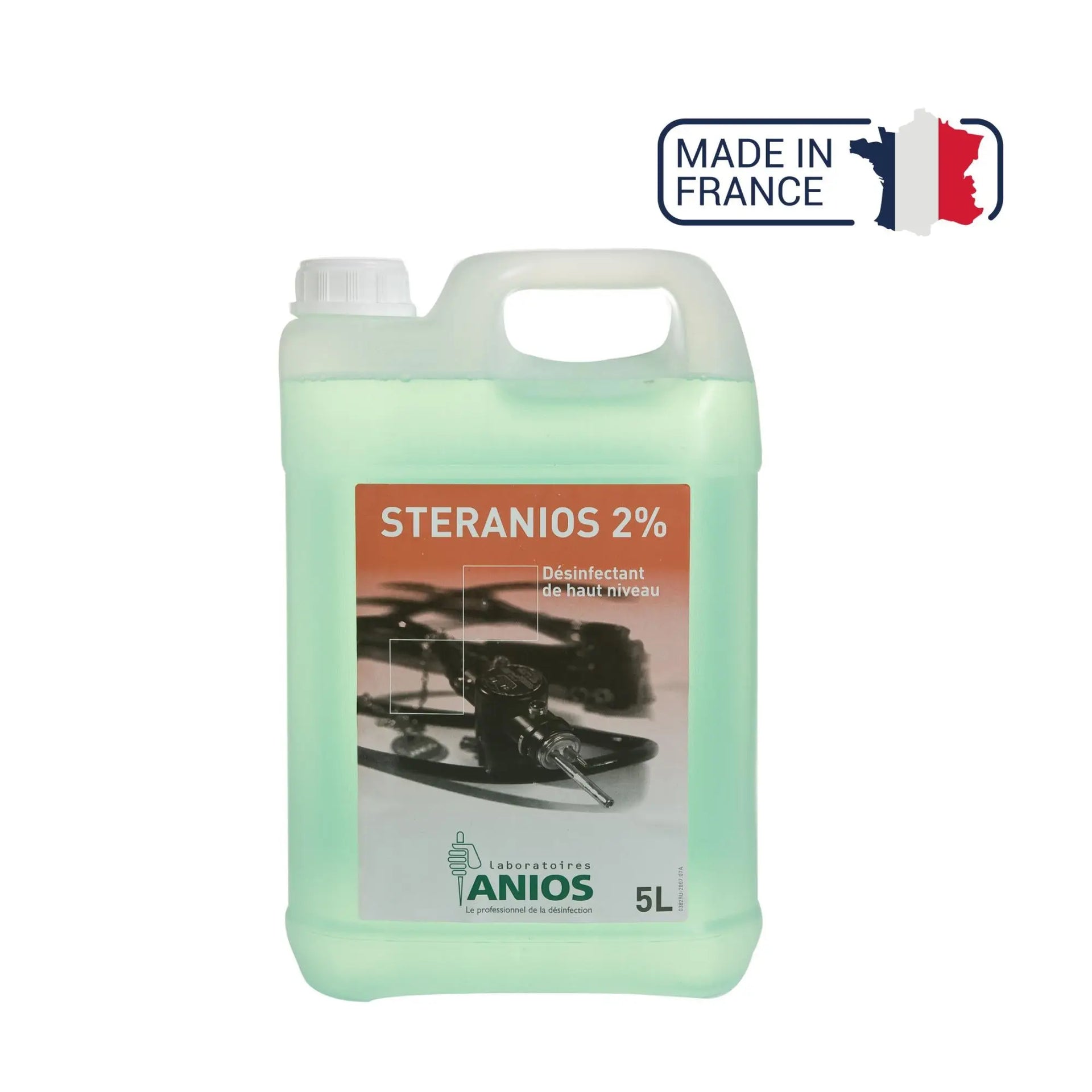 Steranios 2% Anios - Désinfection totale à froid - 5 L - Anios