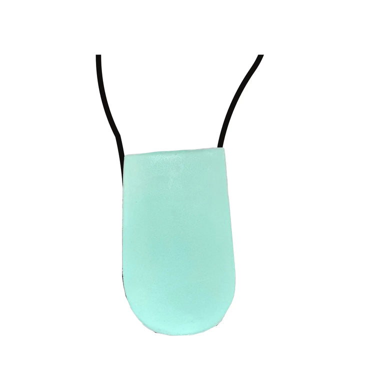 Talonnette courte en mousse de latex  - Shore 25-35 - 5 mm - Vert - My Podologie