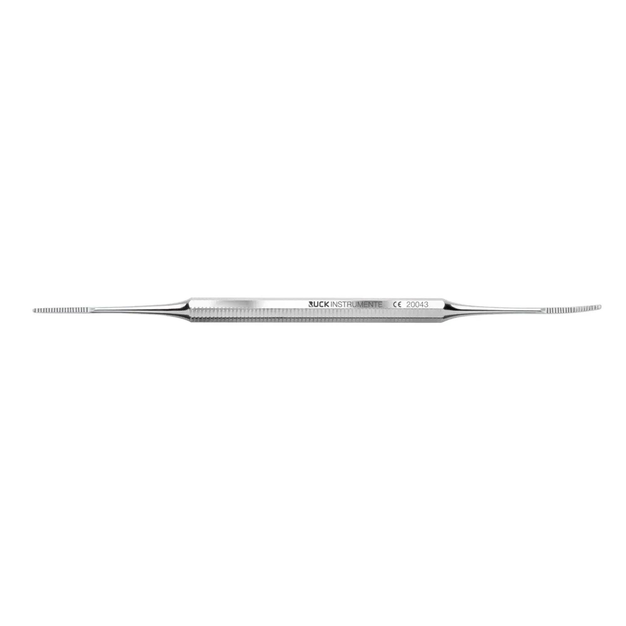 Curette double étroit, droite/pliée - Longueur : 13,5 cm - Ruck Ruck 